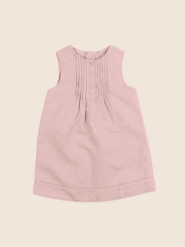 Cyrillus - robe rose - 12 mois