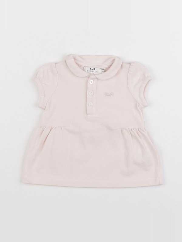 Cyrillus - polo rose - 6 mois