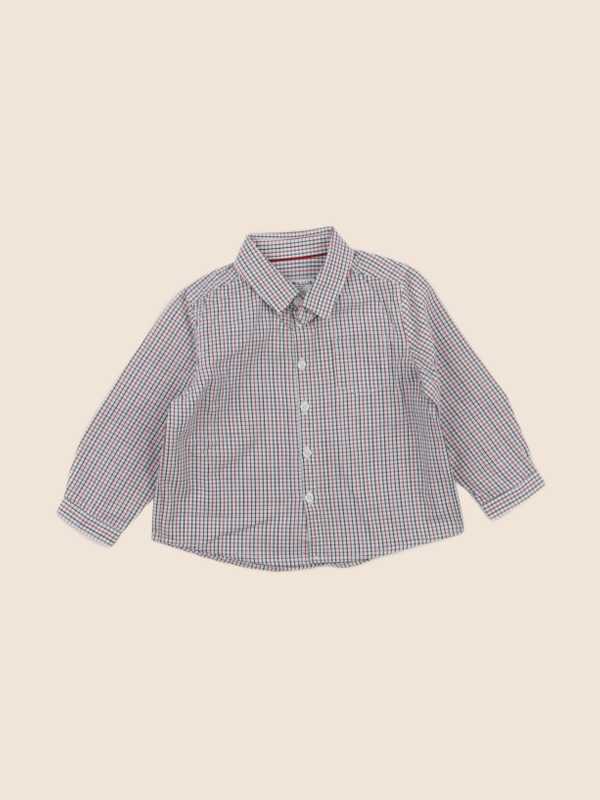 Cyrillus - chemise multicolore - 12 mois