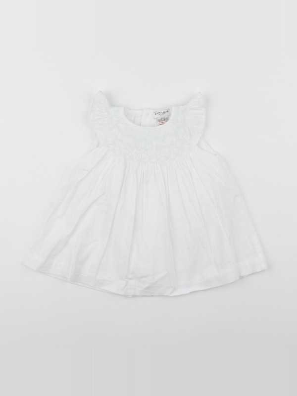 Cyrillus - robe blanc - 6 mois