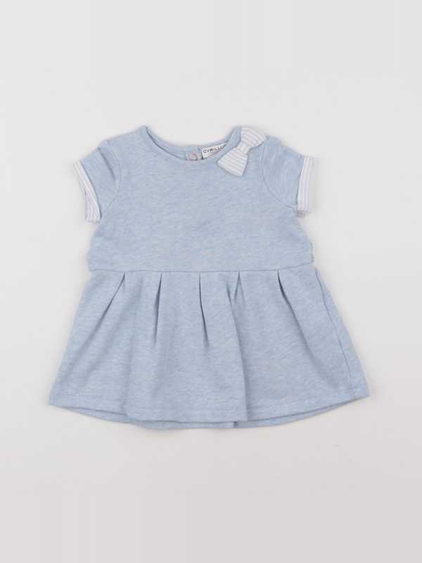 Cyrillus - robe bleu - 6 mois