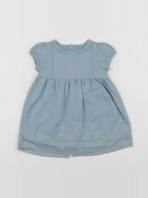 Cyrillus - robe bleu - 9 mois