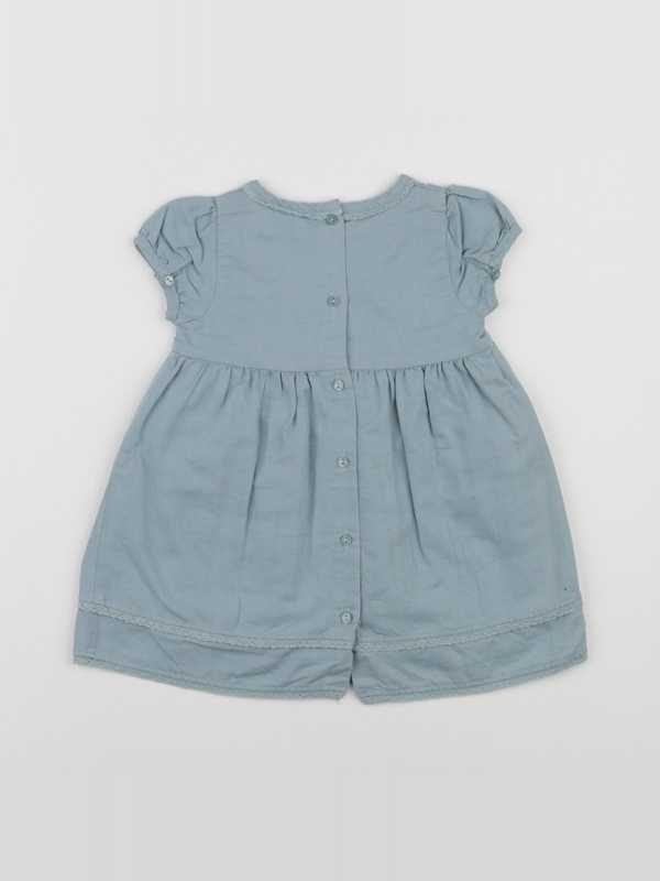 Cyrillus - robe bleu - 9 mois
