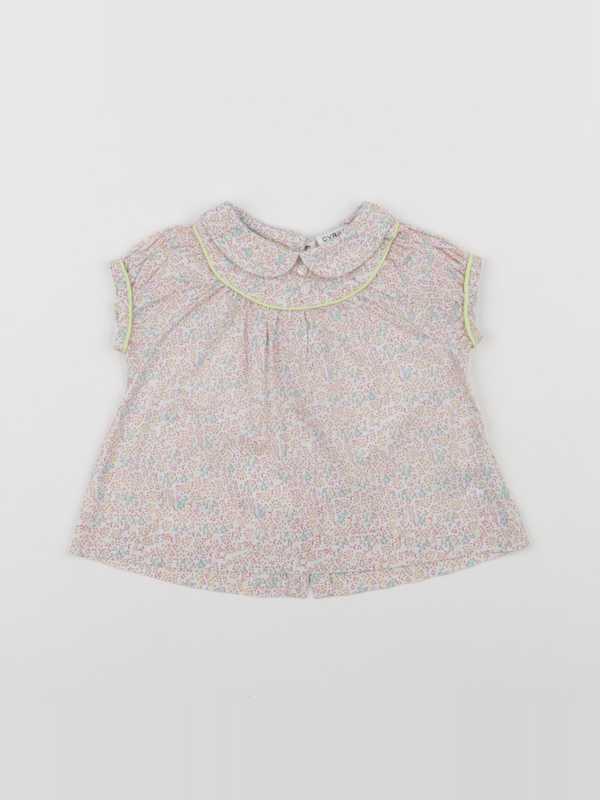 Cyrillus - blouse multicolore - 6 mois