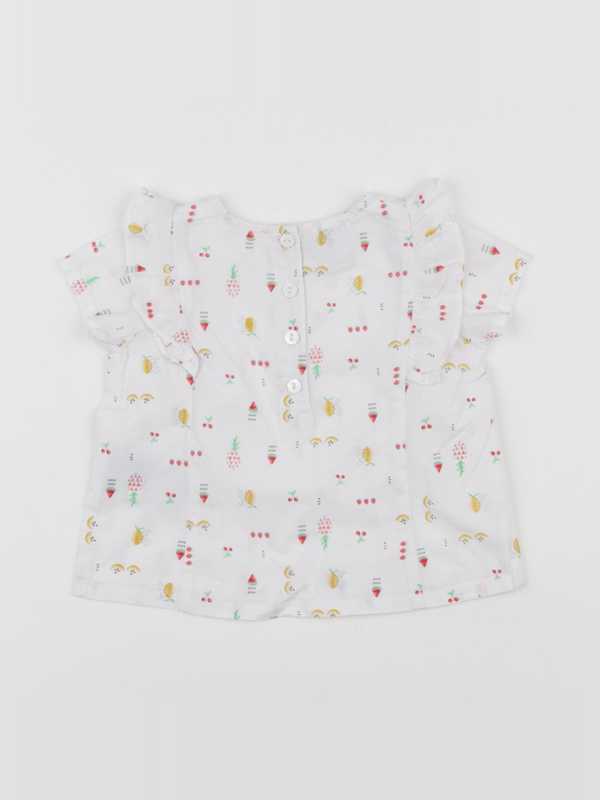 Cyrillus - blouse multicolore - 6 mois