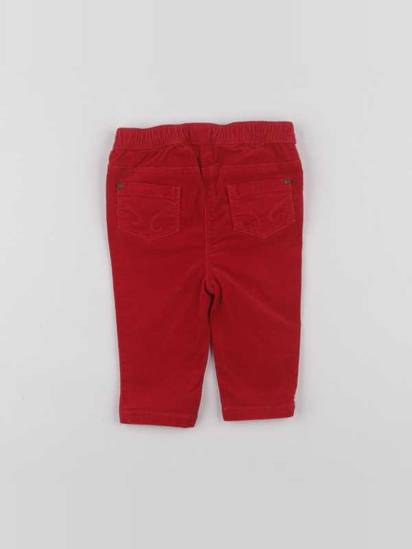 Cyrillus - pantalon rouge - 6 mois