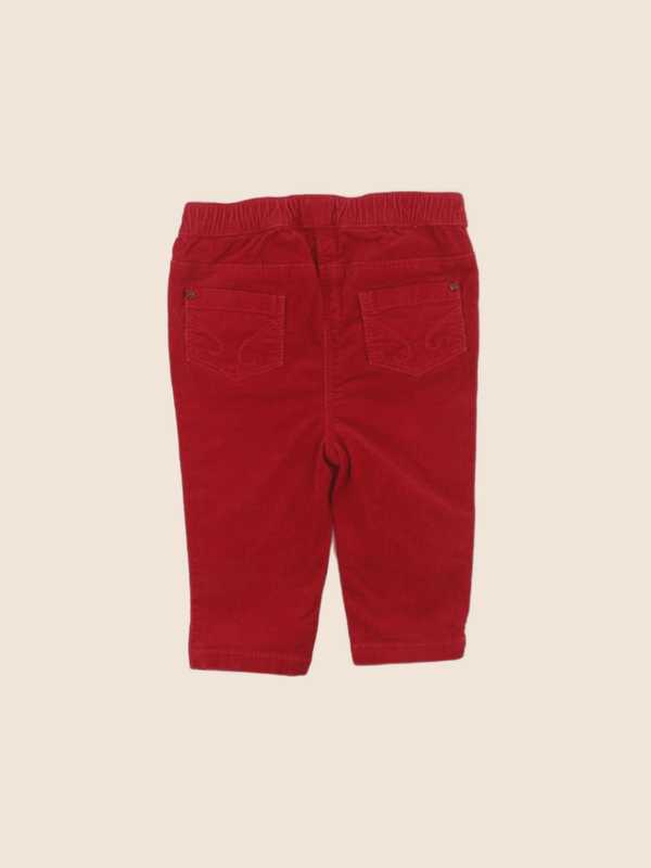 Cyrillus - pantalon rouge - 6 mois