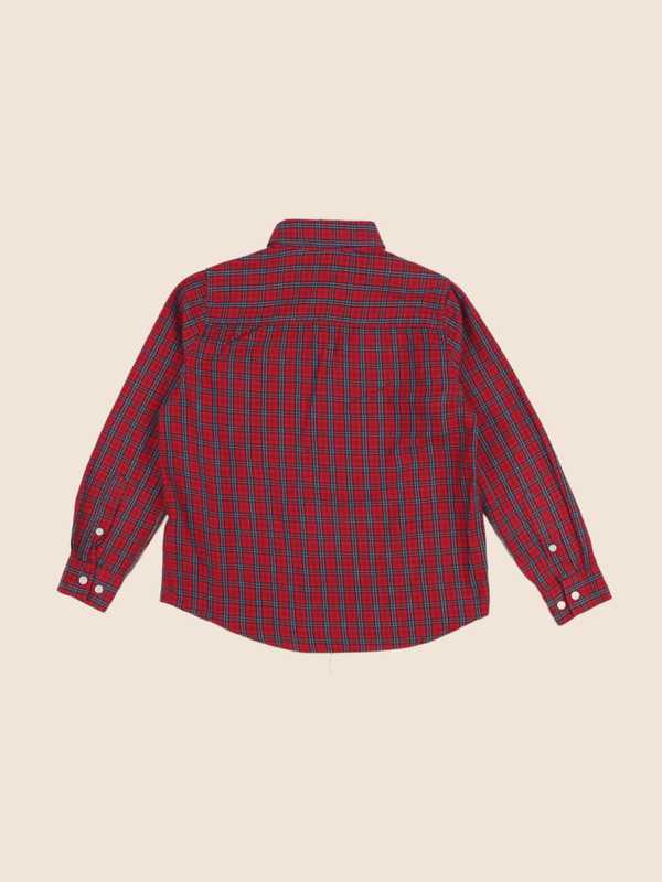 Cyrillus - chemise rouge - 10 ans