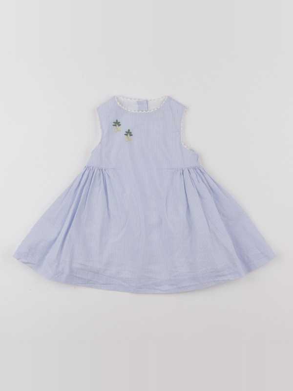 Cyrillus - robe bleu - 6 mois
