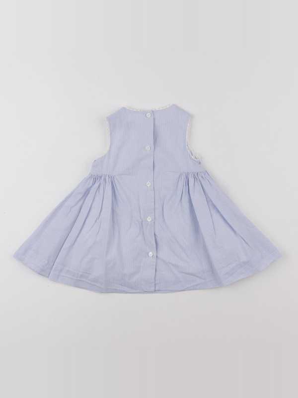 Cyrillus - robe bleu - 6 mois