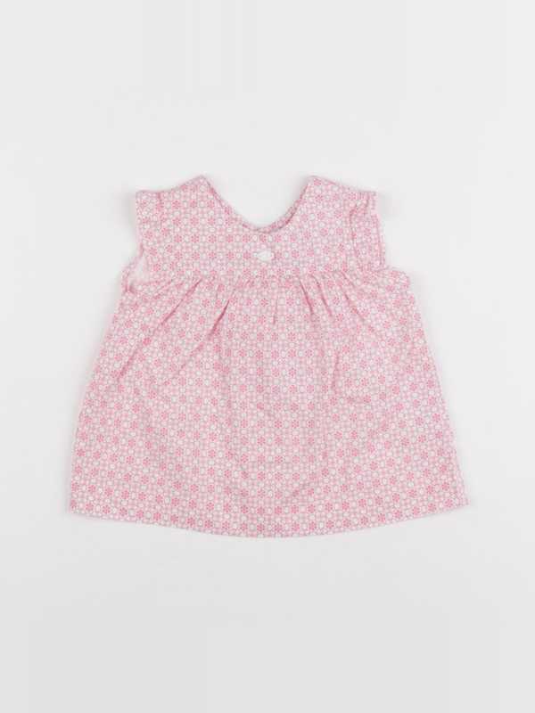 Cyrillus - blouse rose - 6 mois