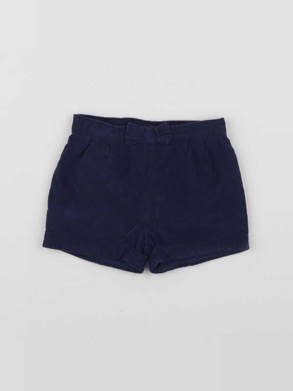 Cyrillus - short bleu - 12 mois