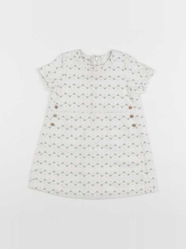 Cyrillus - robe blanc - 18 mois