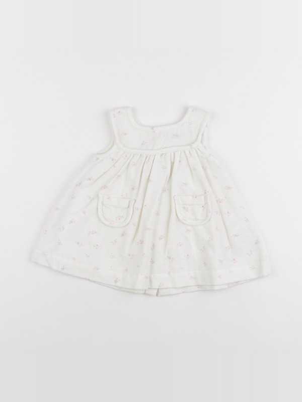 Cyrillus - robe blanc - 6 mois