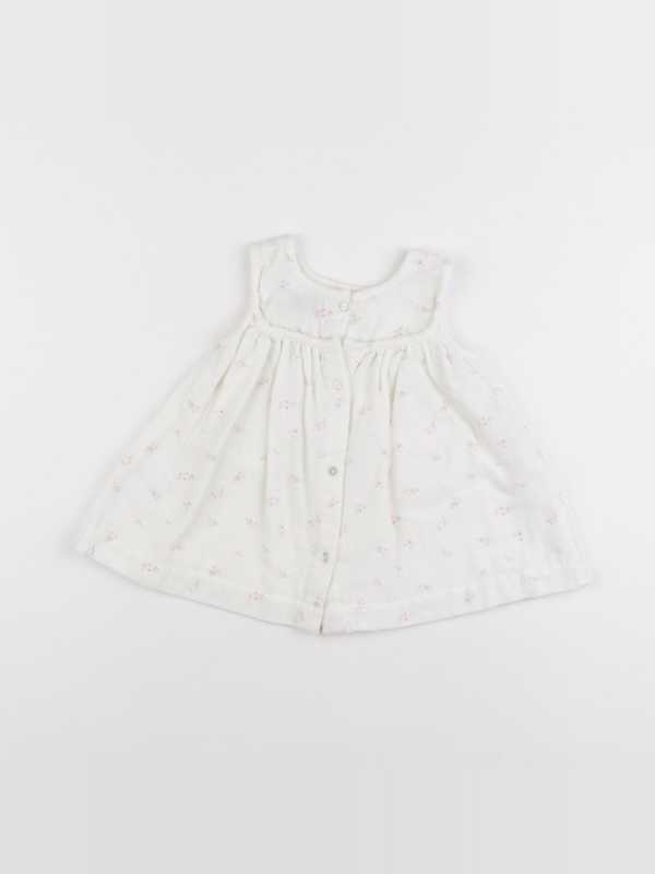 Cyrillus - robe blanc - 6 mois