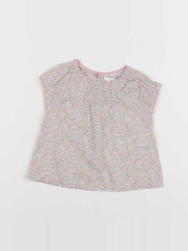Cyrillus - blouse multicolore - 3 mois