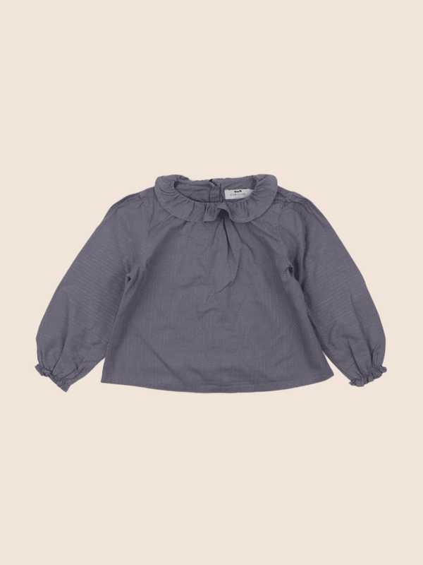 Cyrillus - blouse gris, argent - 36 mois