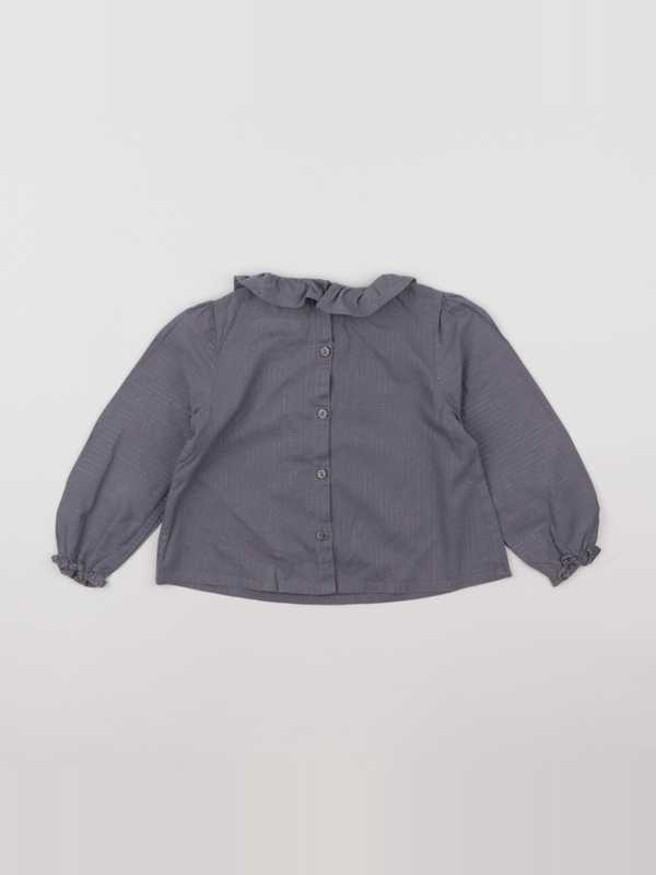 Cyrillus - blouse gris, argent - 36 mois
