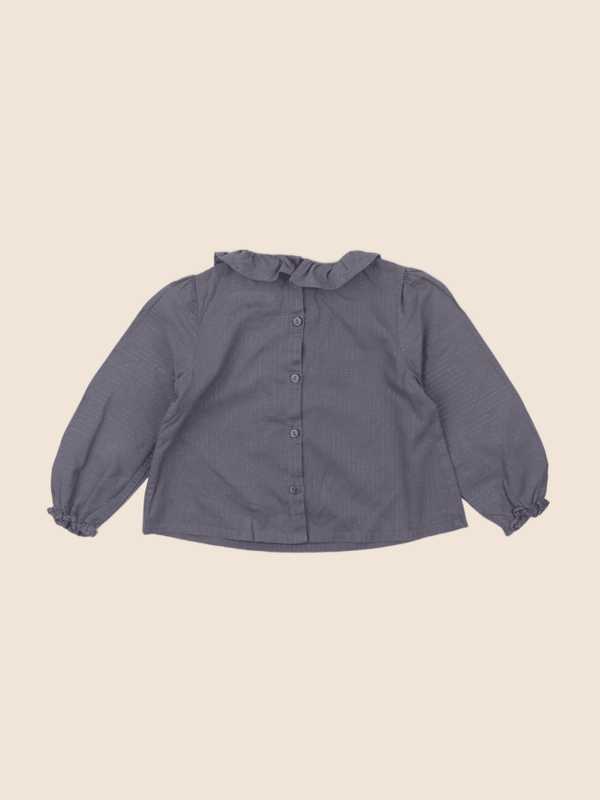 Cyrillus - blouse gris, argent - 36 mois