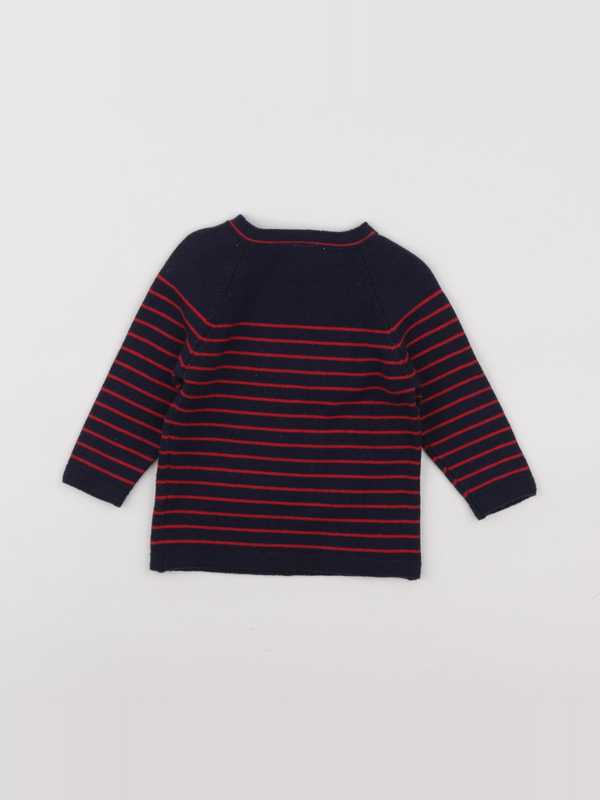 Cyrillus - robe bleu, rouge - 6 mois
