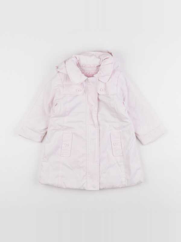 Cyrillus - manteau rose - 24 mois
