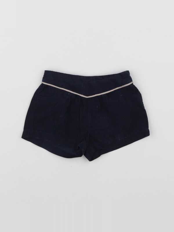 Cyrillus - short bleu - 12 mois
