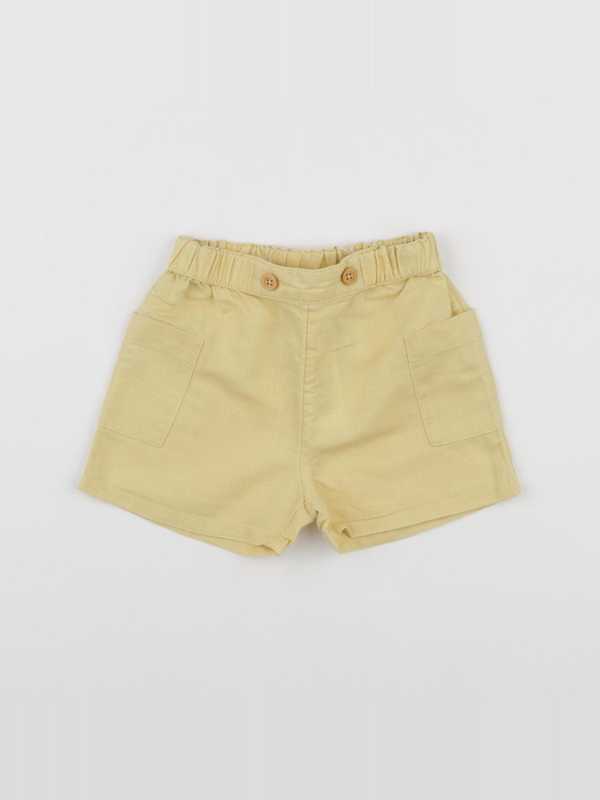 Cyrillus - short jaune - 12 mois