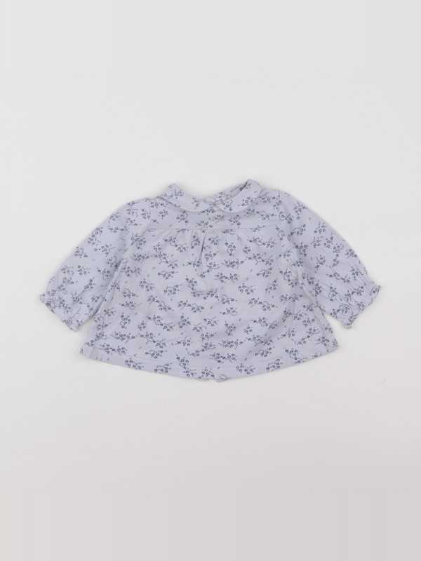 Cyrillus - tee-shirt bleu - 9 mois