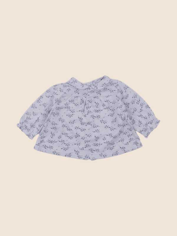 Cyrillus - tee-shirt bleu - 9 mois