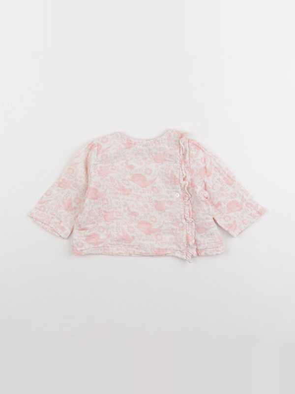 Cyrillus - blouse rose - 6 mois