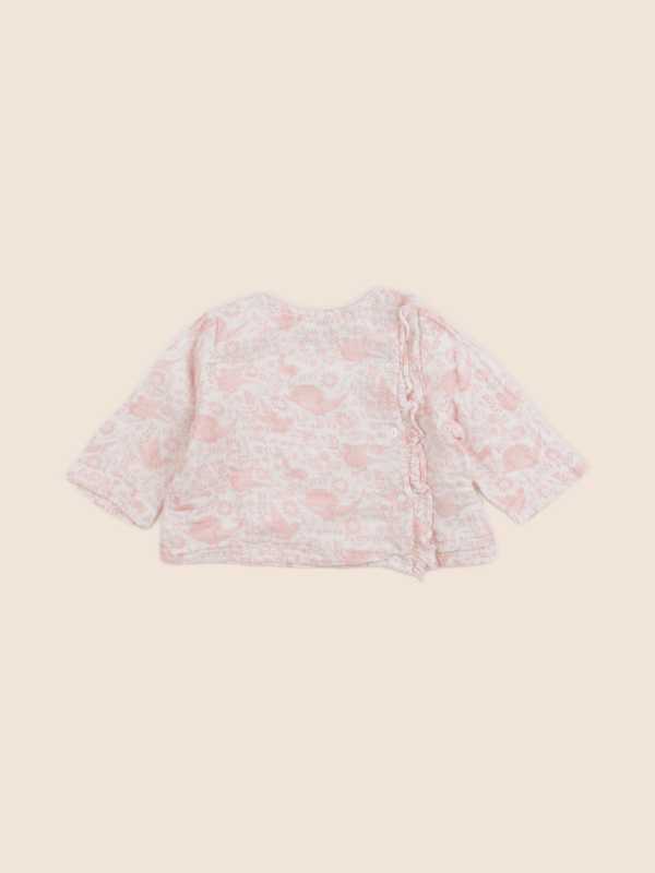 Cyrillus - blouse rose - 6 mois
