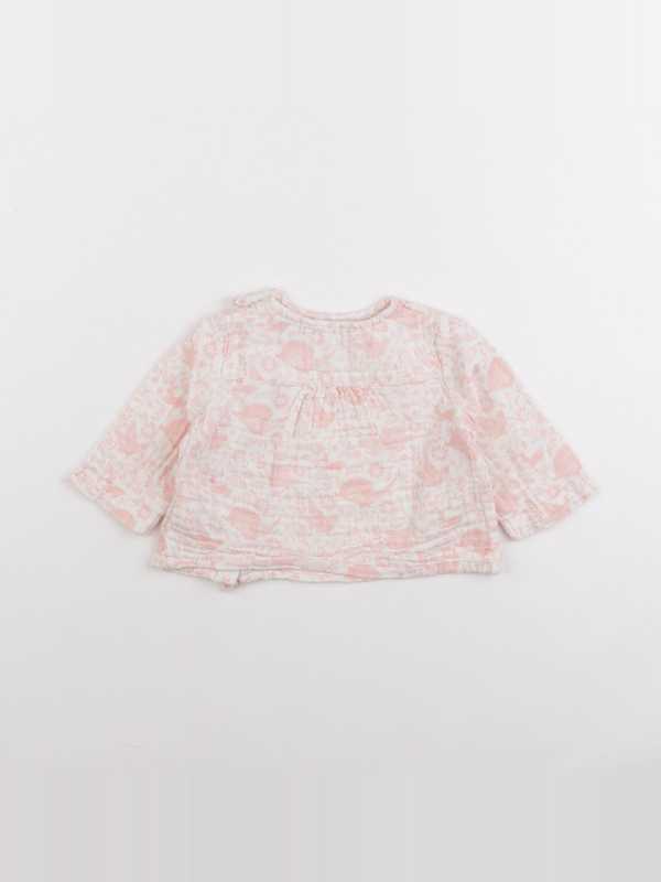 Cyrillus - blouse rose - 6 mois