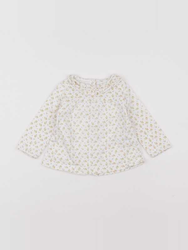 Cyrillus - tee-shirt beige - 12 mois