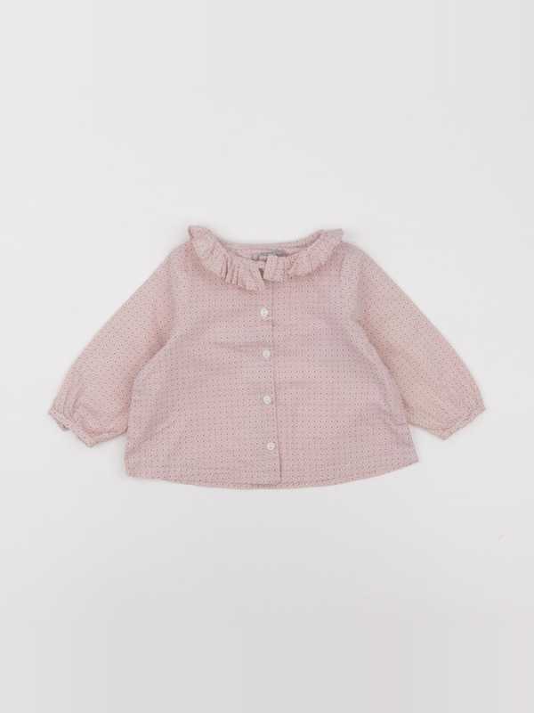 Cyrillus - blouse rose - 6 mois