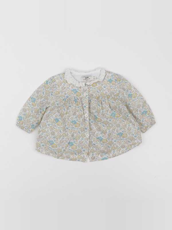Cyrillus - blouse multicolore - 6 mois