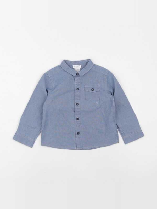 Cyrillus - chemise bleu - 24 mois