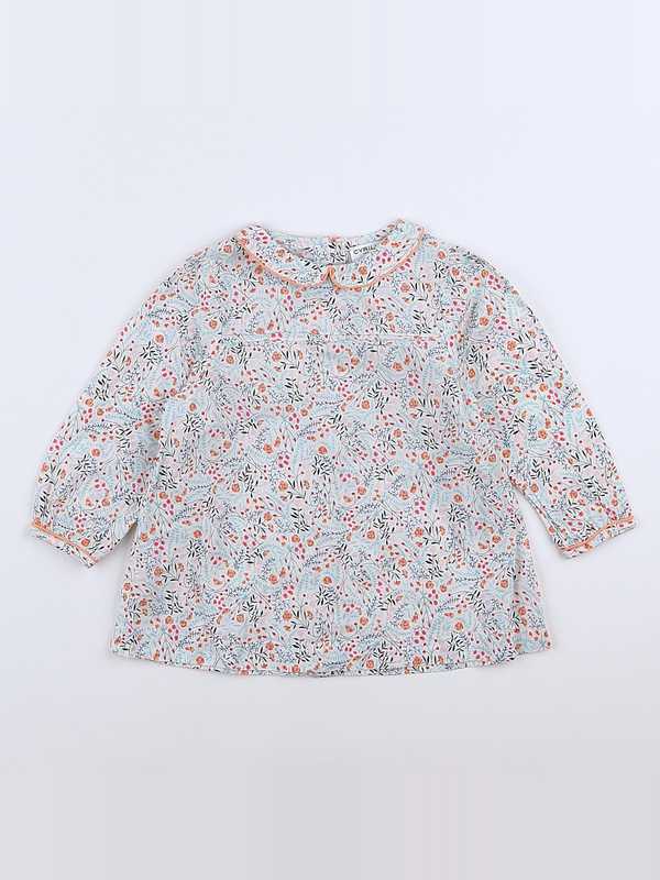 Cyrillus - blouse multicolore - 12 mois