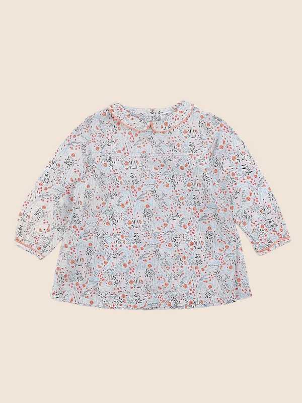 Cyrillus - blouse multicolore - 12 mois