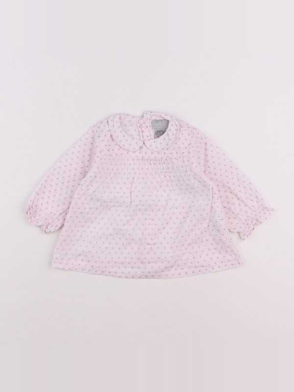 Cyrillus - blouse rose - 6 mois