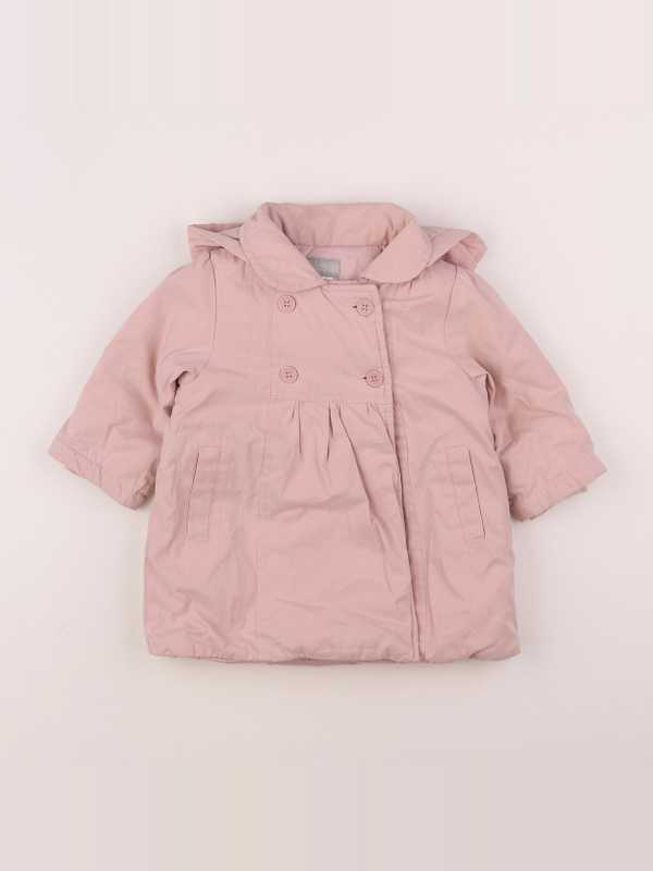 Cyrillus - manteau rose - 6 mois