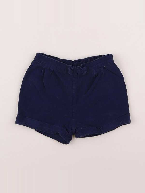 Cyrillus - short bleu - 9 mois