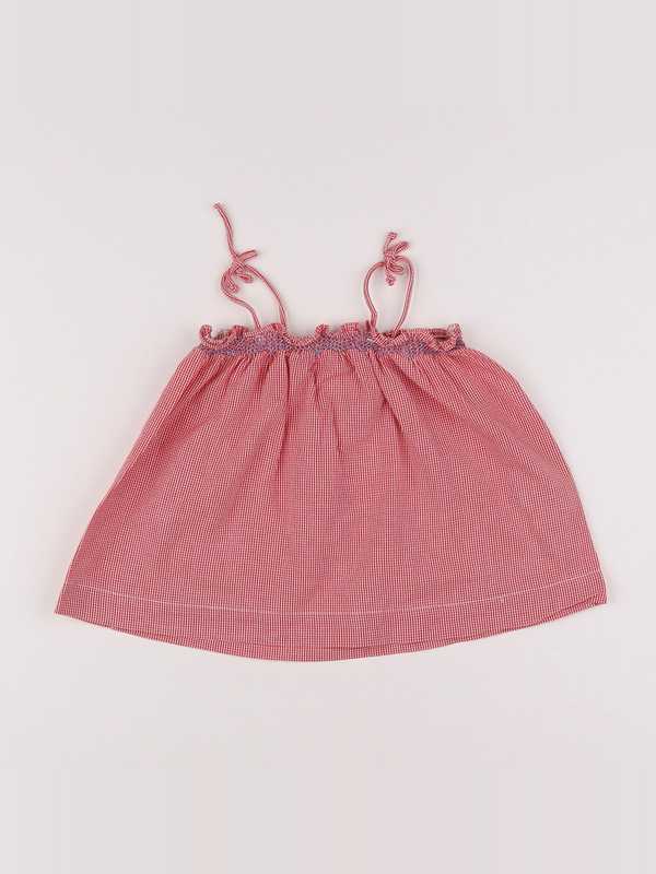 Cyrillus - blouse rouge - 18 mois