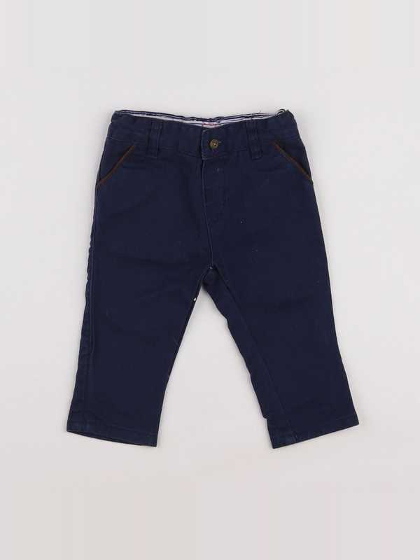 Cyrillus - pantalon bleu - 6 mois