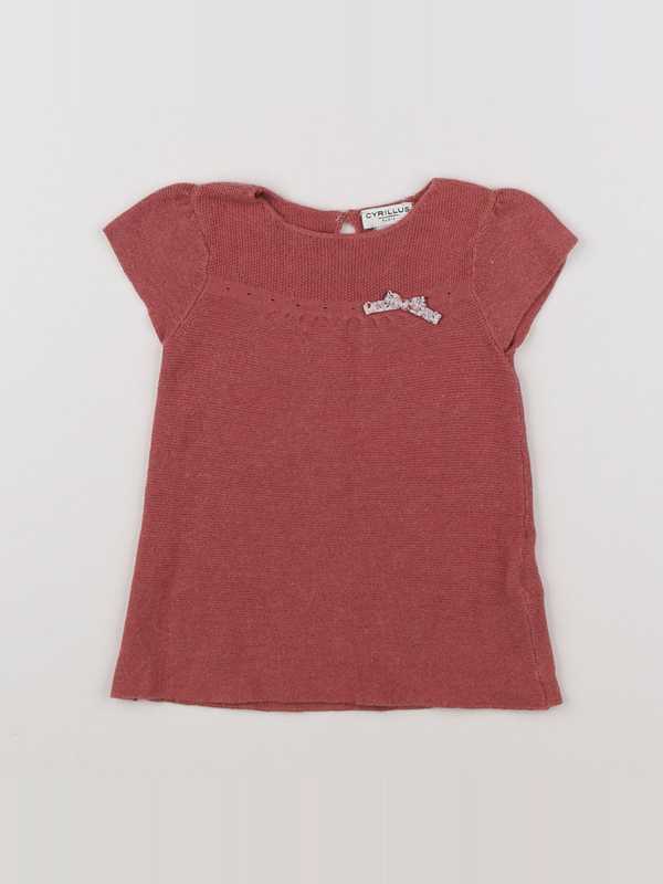 Cyrillus - robe rose - 6 mois