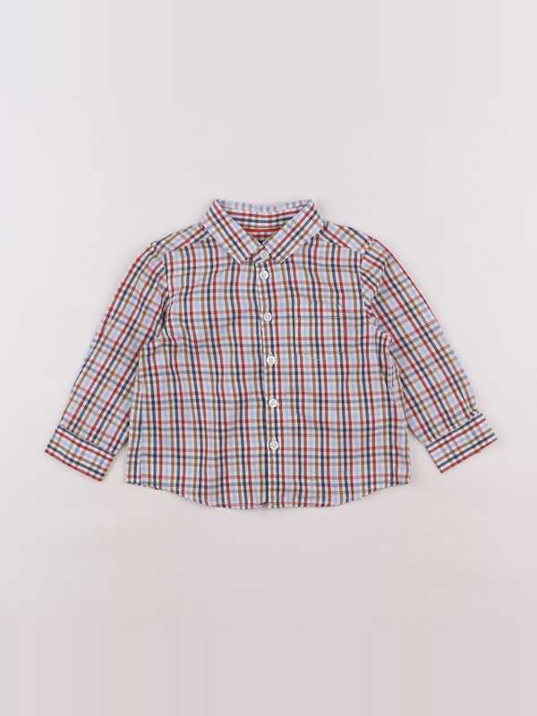 Cyrillus - chemise multicolore - 12 mois