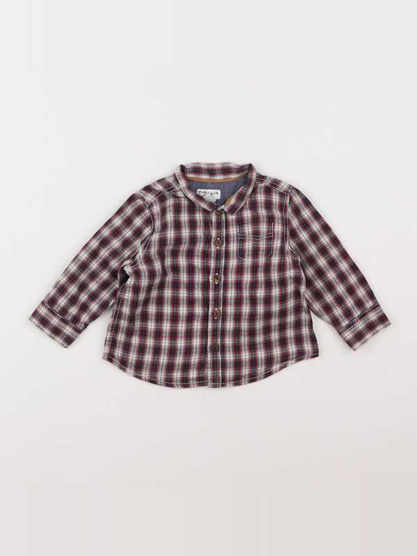 Cyrillus - chemise multicolore - 9 mois