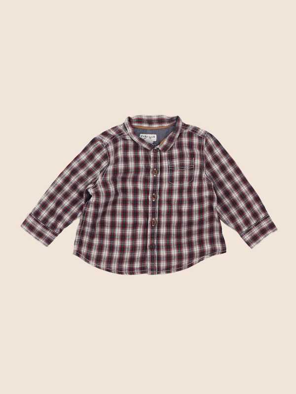 Cyrillus - chemise multicolore - 9 mois