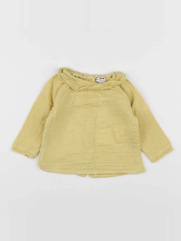 Cyrillus - blouse jaune - 3 mois