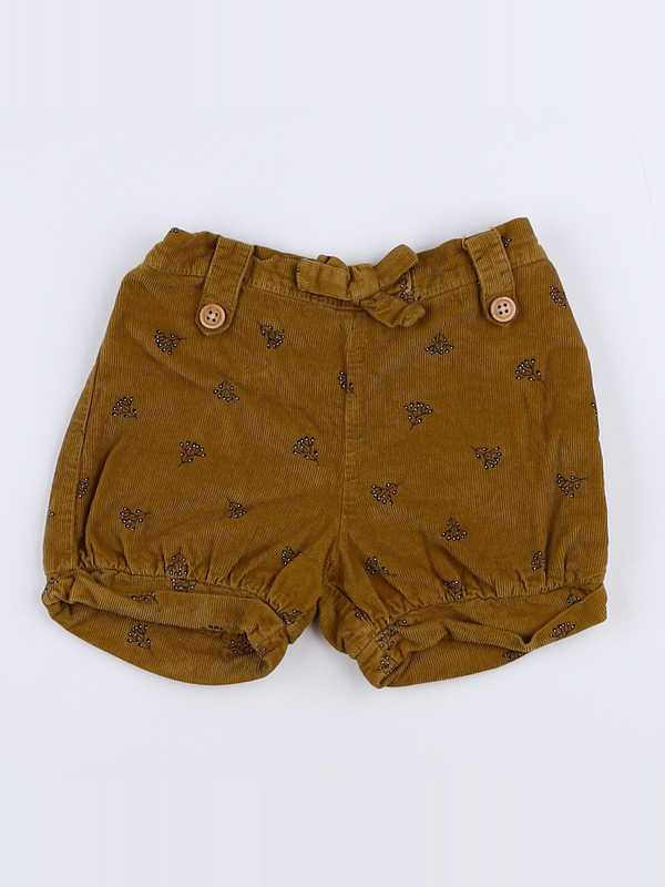Cyrillus - short bronze, multicolore - 12 mois