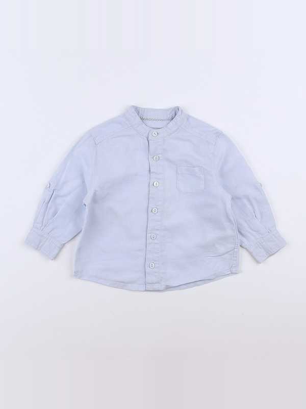 Cyrillus - chemise bleu - 12 mois
